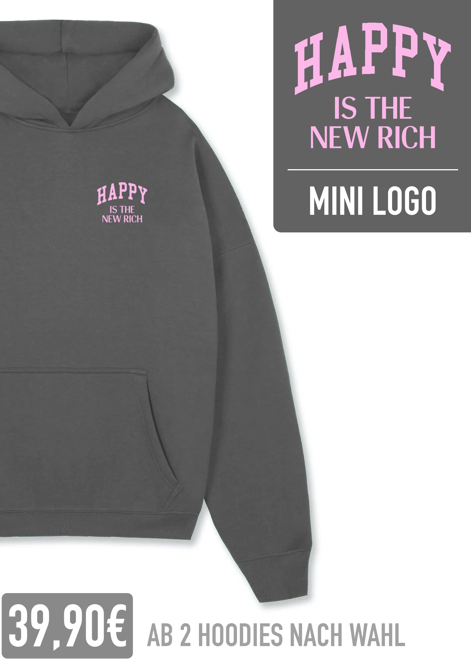 HAPPY IS THE NEW RICH MINI (GRAPHIT)