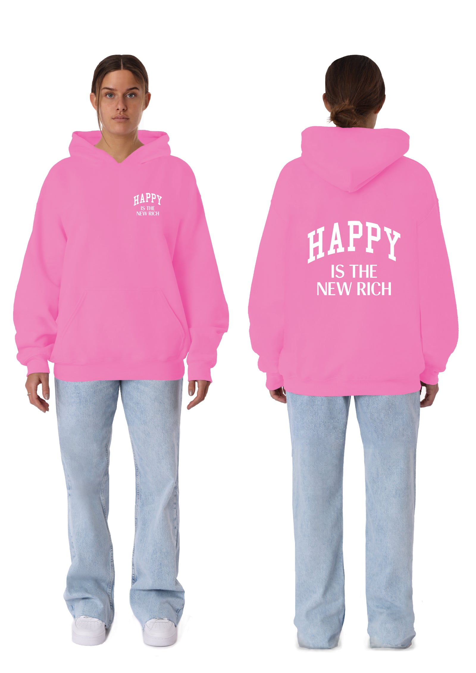 HAPPY IS THE NEW RICH (PINK)