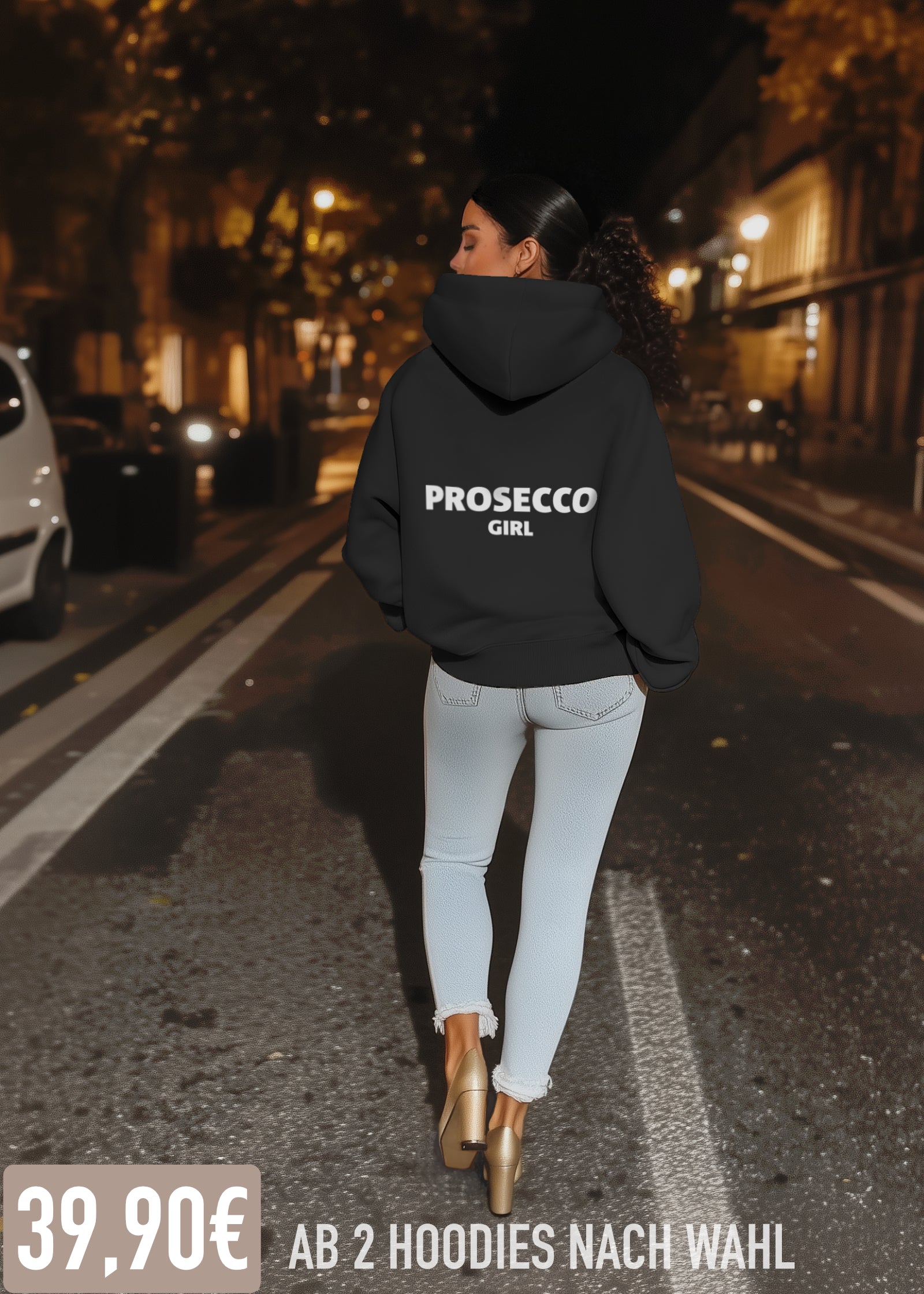 PROSECCO GIRL (BLACK)